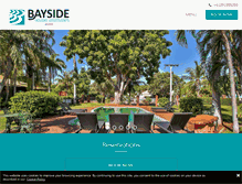 Tablet Screenshot of baysideholidayapartments.com.au
